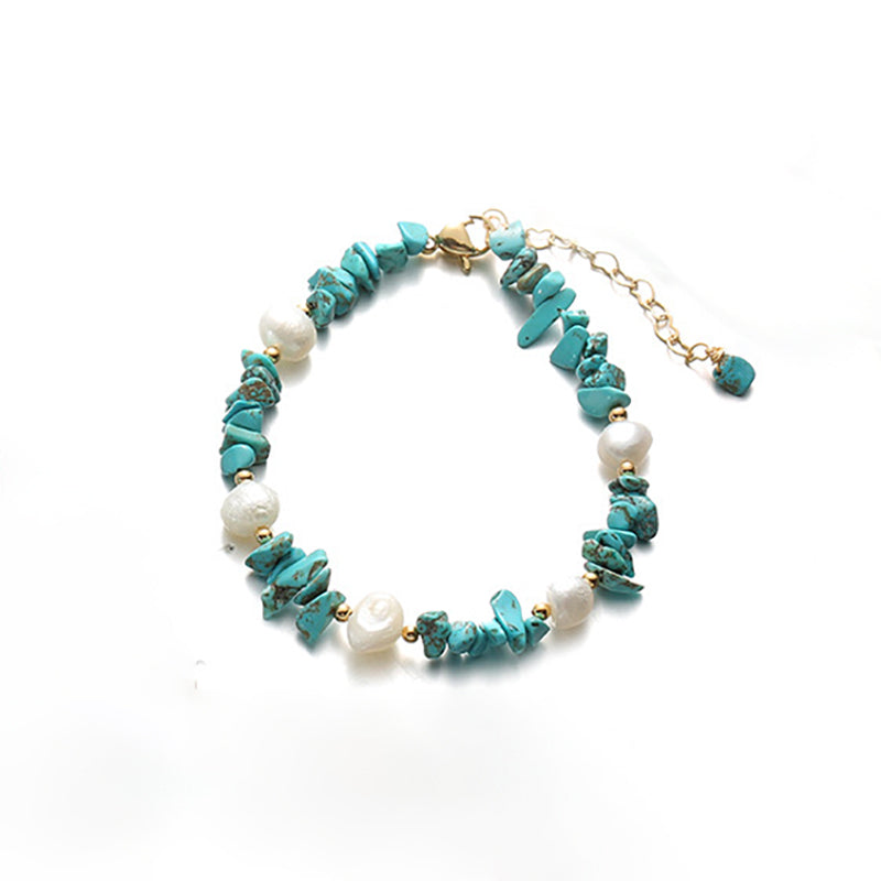 Bohemian Turquoise Necklace Bracelet