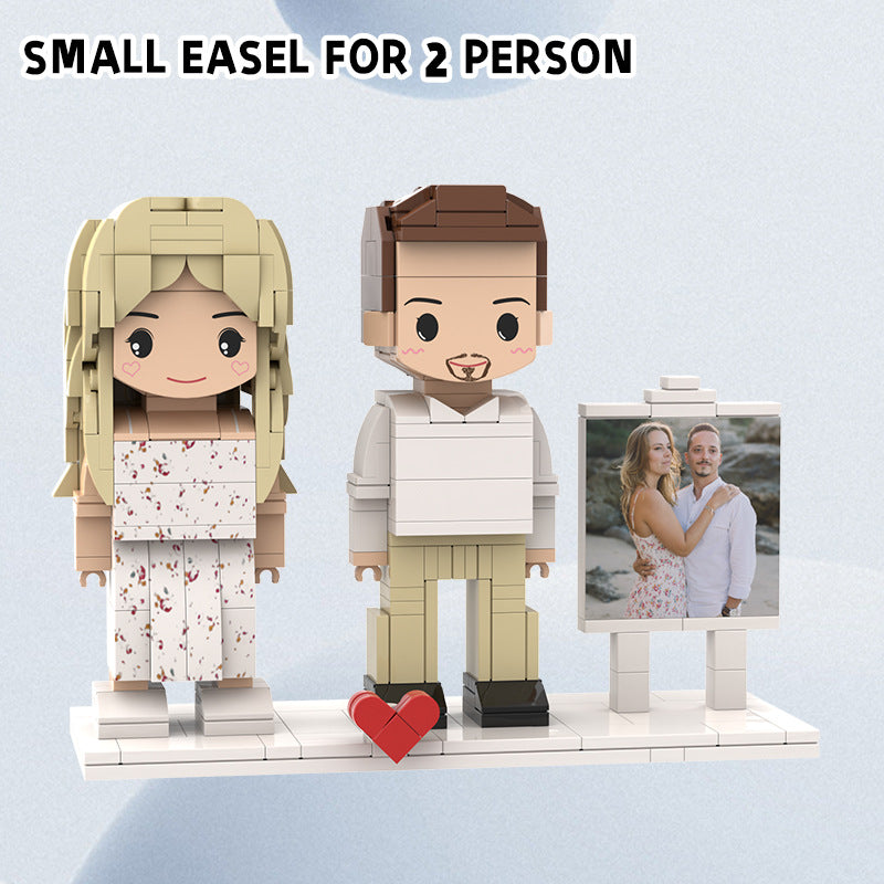 Building Blocks DIY Portrait Action Figure-Valentine's Day/Birthday/Confession/To Family