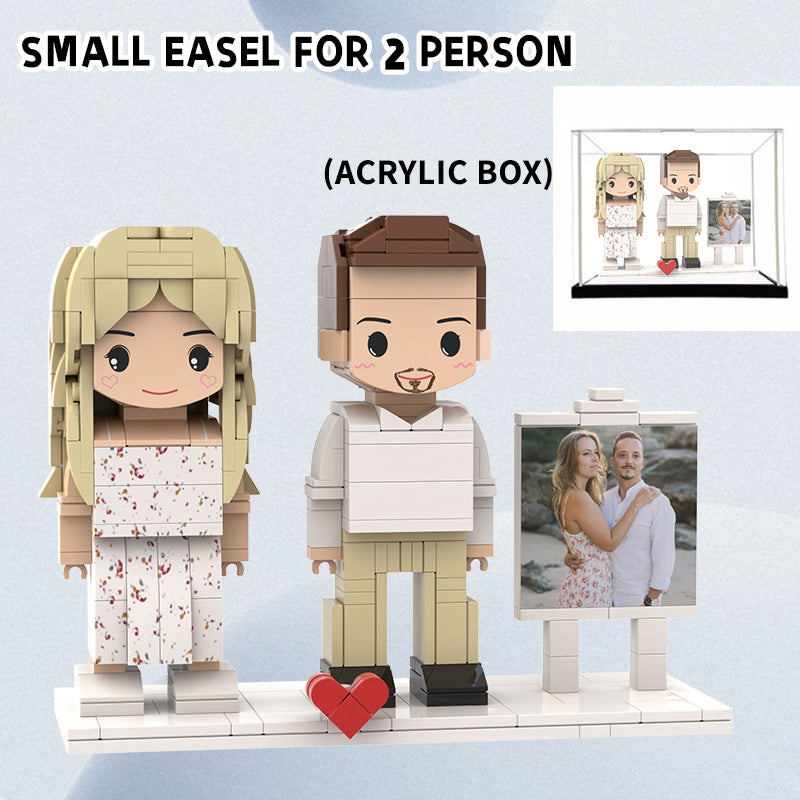 Building Blocks DIY Portrait Action Figure-Valentine's Day/Birthday/Confession/To Family