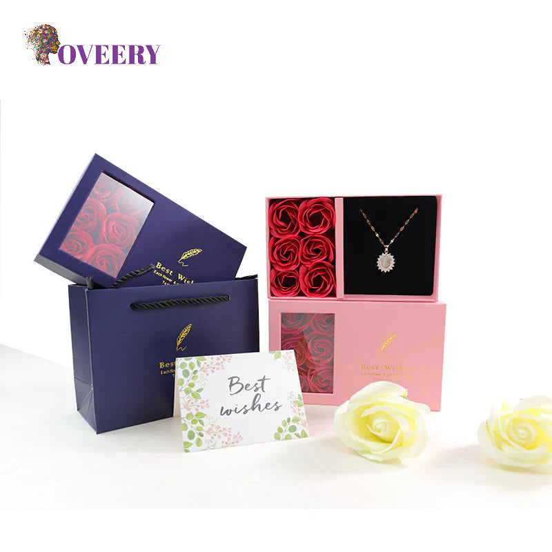 Rose Jewelry Gift Box Set