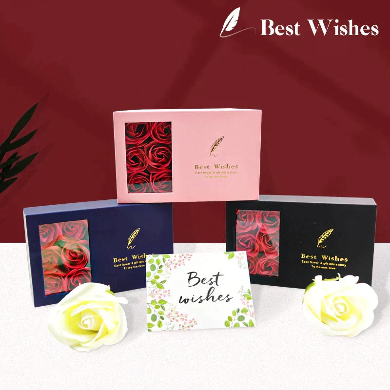 Coffret cadeau de bijoux roses