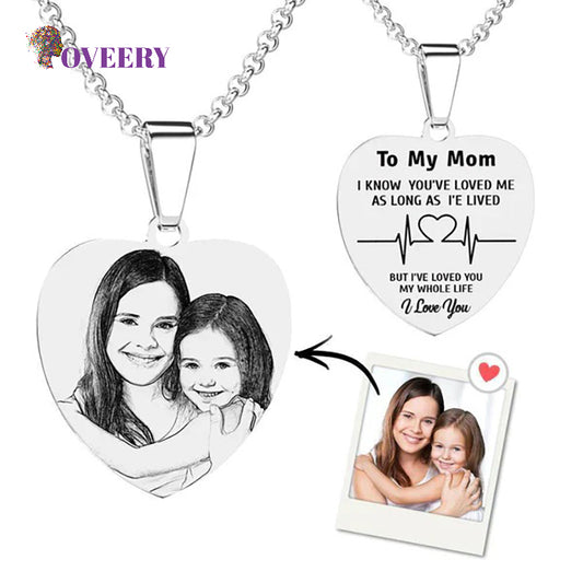 LOVEERY's Custom Engraved Necklace - "Heart Of Love"