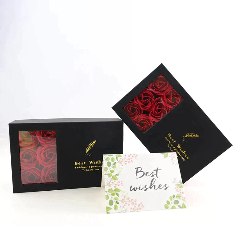 Coffret cadeau de bijoux roses