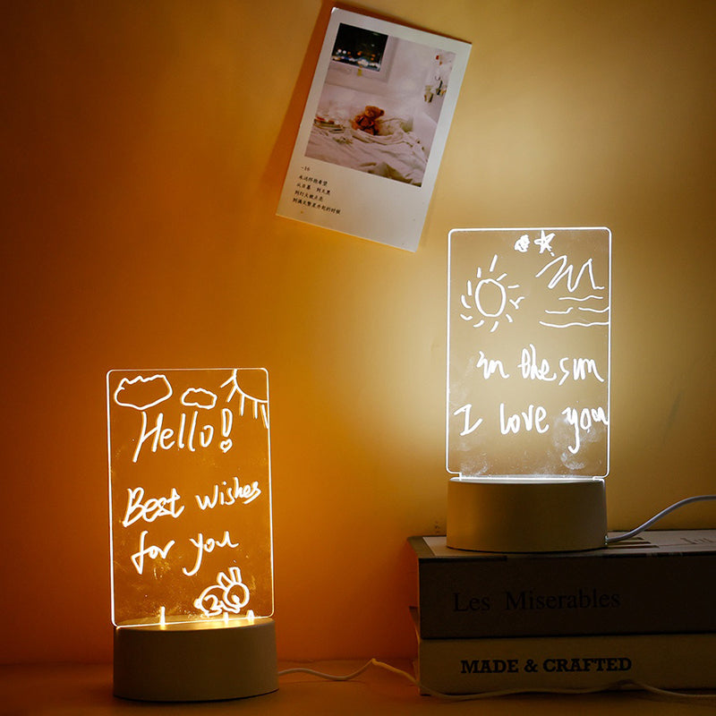 LED Note Board Night Light-Home/Office/Gift-ZDK1