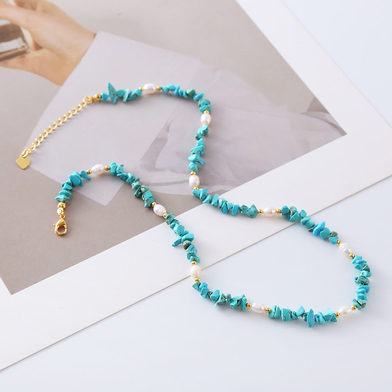 Bohemian Turquoise Necklace Bracelet