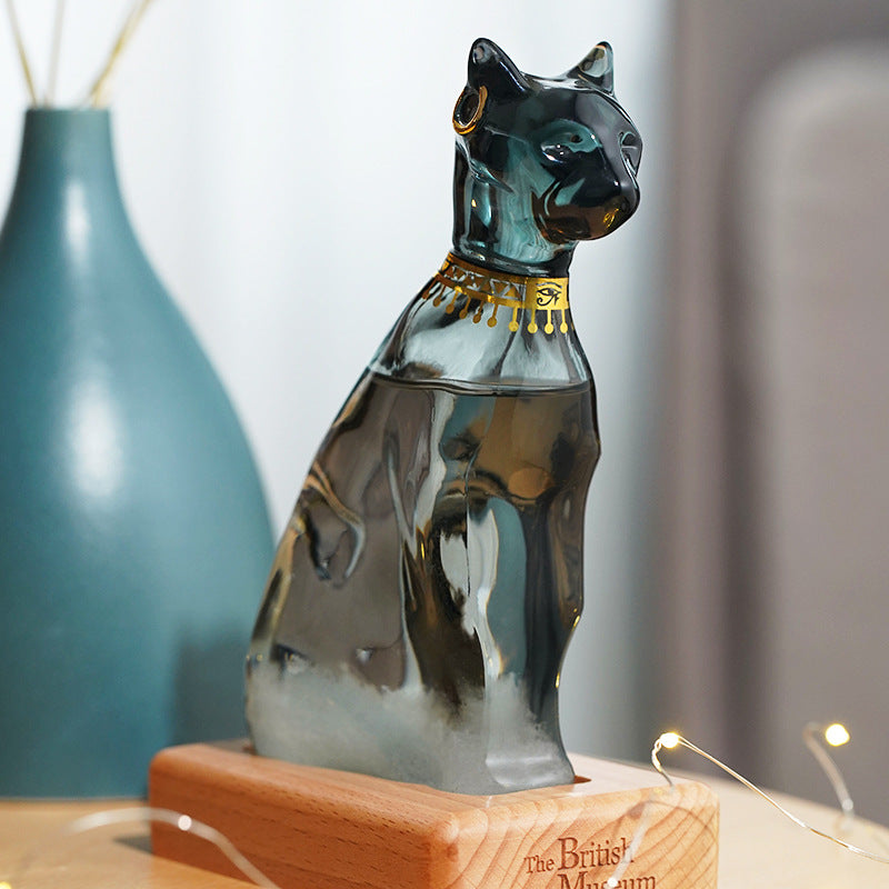 Egyptian Cat Weather Forecast Bottle