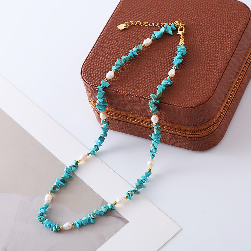 Bohemian Turquoise Necklace Bracelet