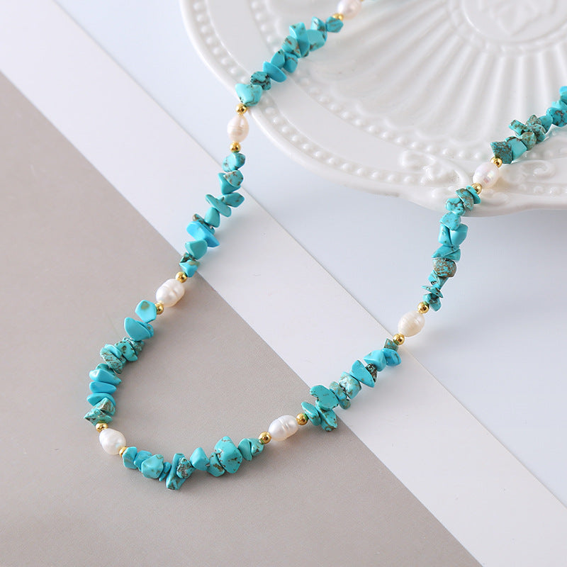 Bohemian Turquoise Necklace Bracelet