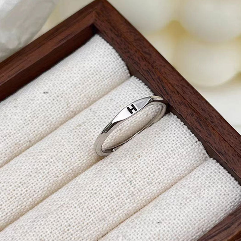 Hand-made Resizable Ring(100% Pure Silver)