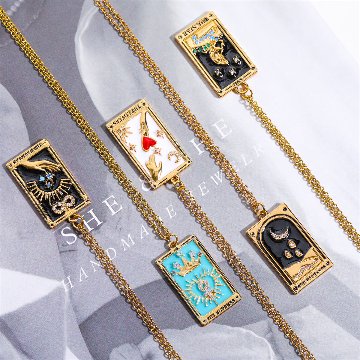 Tarot Square Necklace