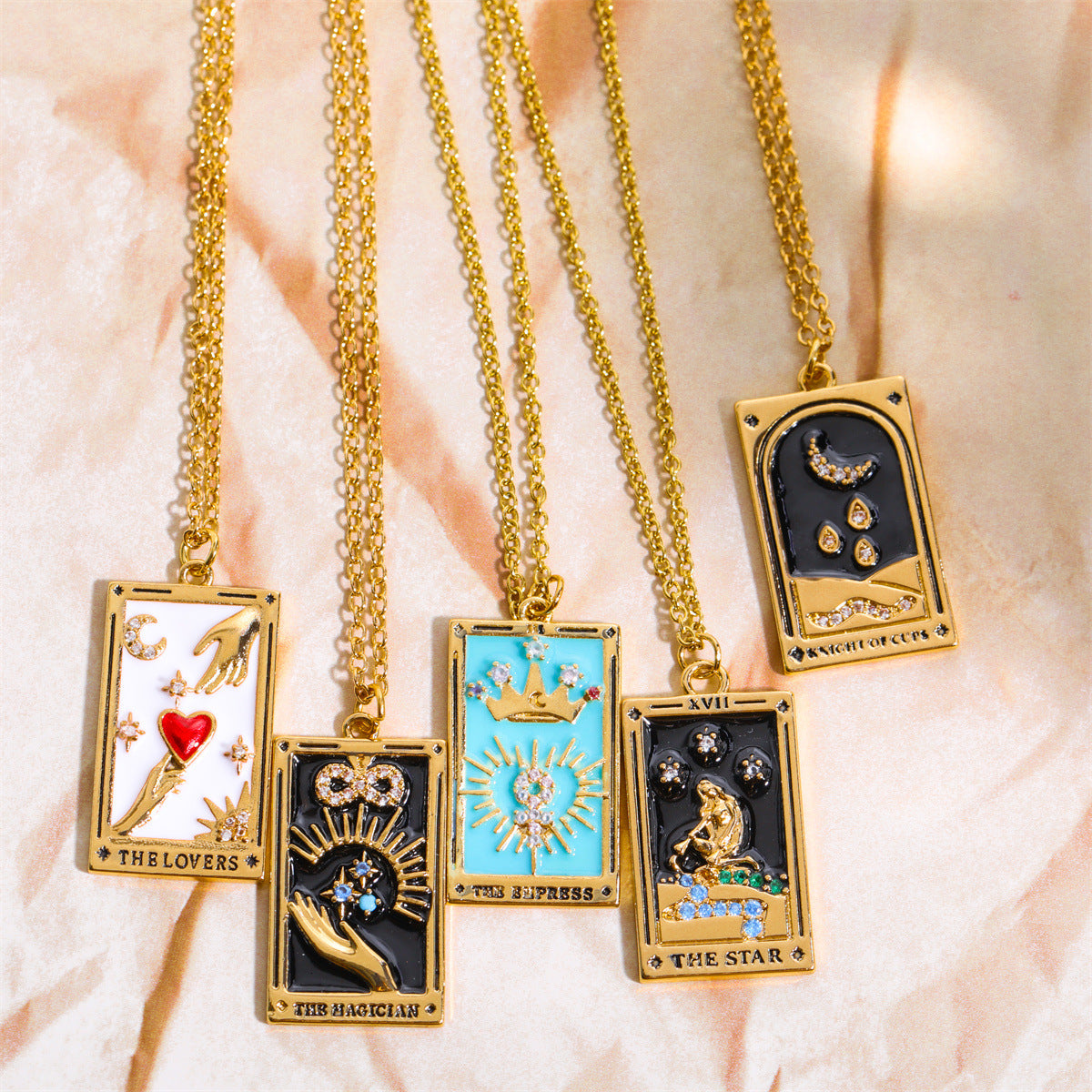 Collier Tarot Carré 