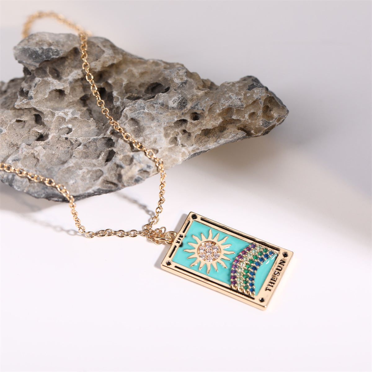 Tarot Square Necklace