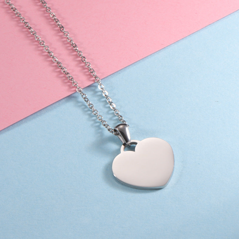 Collier personnalisé gravé LOVEERY - « Cœur d'amour »