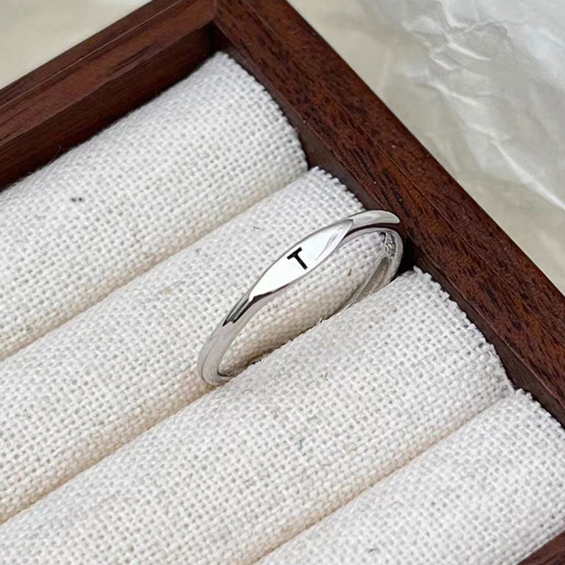 Bague redimensionnable fabriquée à la main (100 % argent pur) 